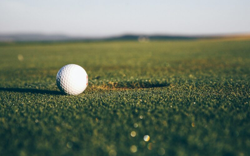 white golf ball